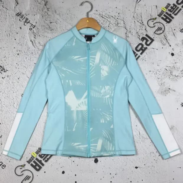 스파이더 여성 래쉬가드 긴팔 라이트 블루 M 2100173