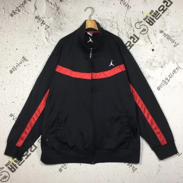 나이키 조던 레드라인 져지 자켓 블랙 XL(110) 3100267