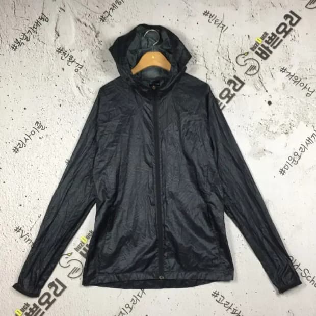 아디다스 초경량 윈드 바람막이 자켓 그레이 95 3800213