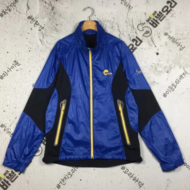 네파 바람막이 아웃도어 등산 방풍 자켓 블루 M 3800216