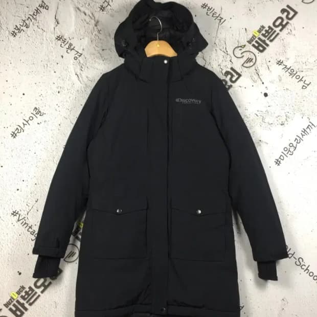 디스커버리 여성 덕다운 패딩 점퍼 블랙 90 3400222