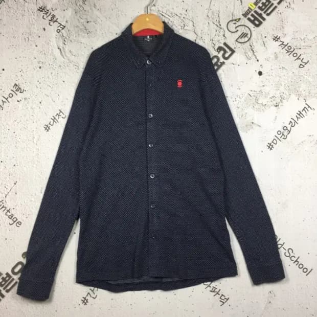 와이드앵글 골프 긴팔 셔츠 네이비 105 1100388