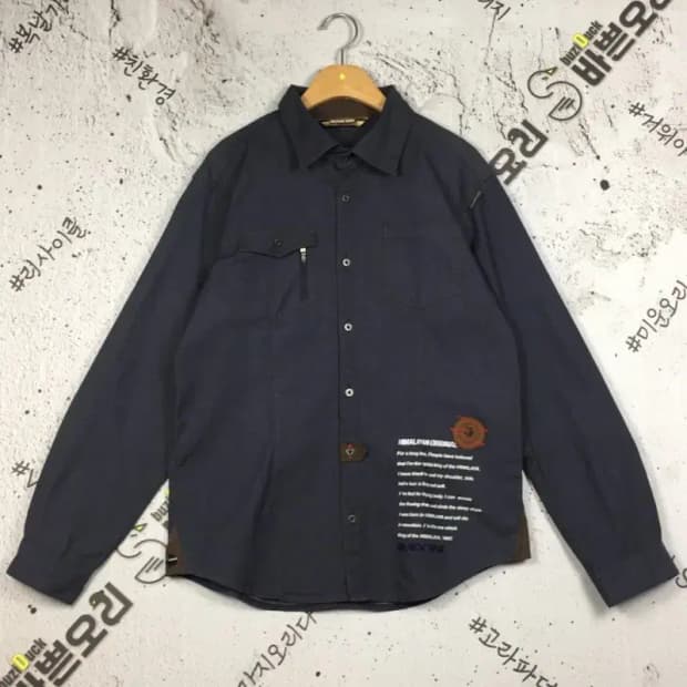 블랙야크 워크 등산 셔츠 네이비 95 1100391