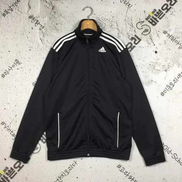[JPN} 아디다스 블랙 트랙탑 져지 자켓 블랙 L 3100272
