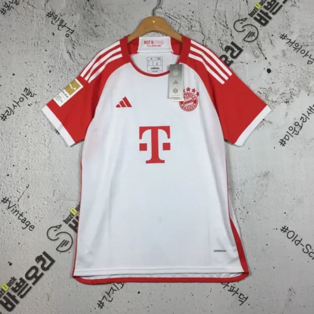 [새상품] 아디다스 축구 뮌헨 노마킹 유니폼 져지 반팔 M 1000524