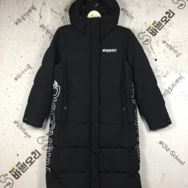 디스커버리 여성 덕다운 롱패딩 블랙 90 3400229