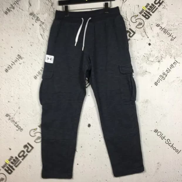 언더아머 기모 에센셜 플리스 해리티지 카고 팬츠 블랙 XL 4400102