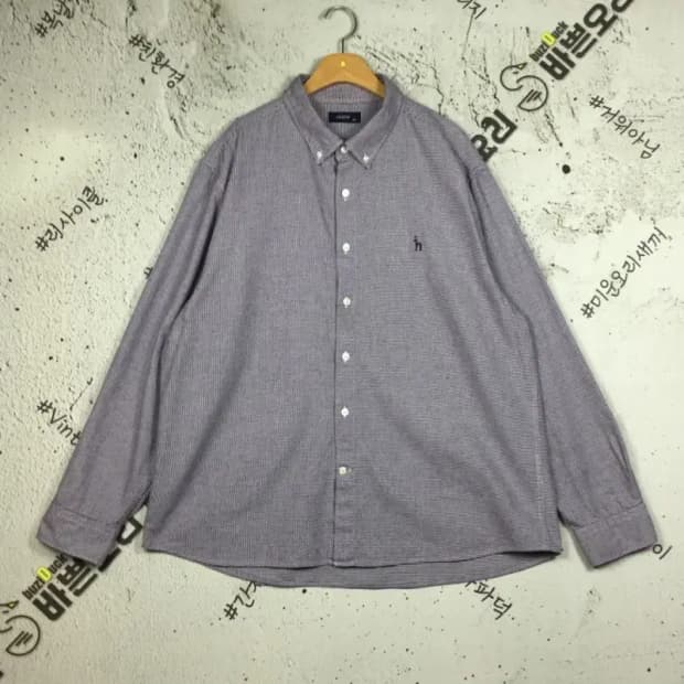 헤지스 긴팔 셔츠 라이트 퍼플 120 1100399