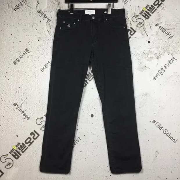 캘빈클라인 스판 데님 청바지 흑청 W32 X L34 4100096