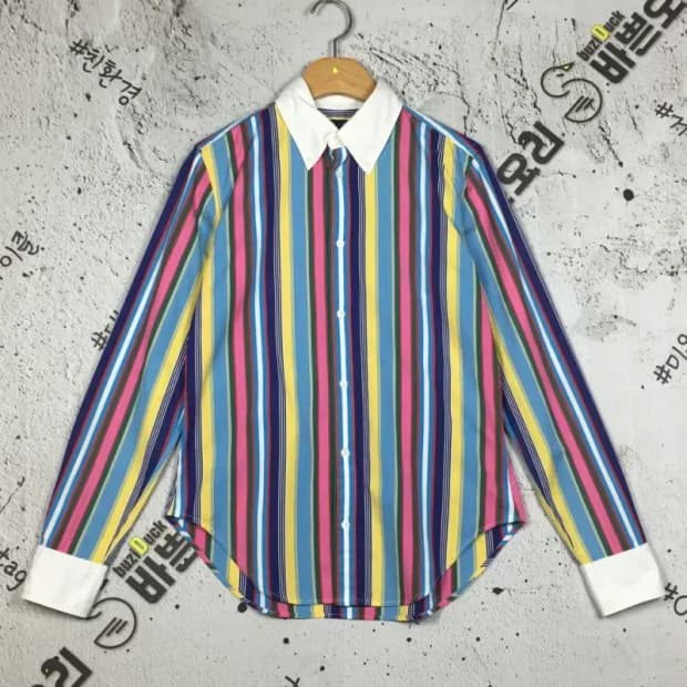 랄프로렌 여성 스트라이프 블라우스 셔츠 다채색 85 1100410