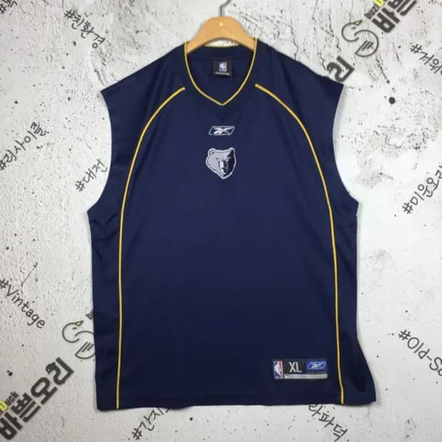 리복 NBA 멤피스 그리즐리스 민소매 티 네이비 XL 1000538