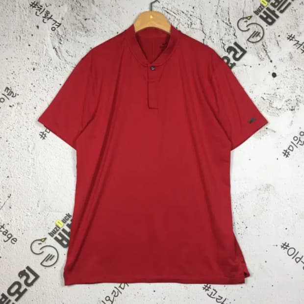 나이키 타이거우즈 골프 블레이드 폴로 카라티 레드 M 1900550