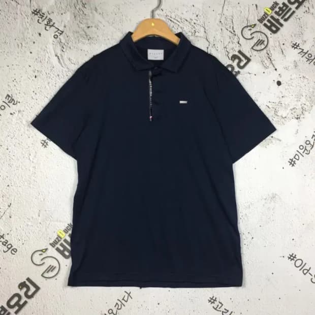 밀레 기능성 냉감 반팔 카라티 네이비 100 1900554