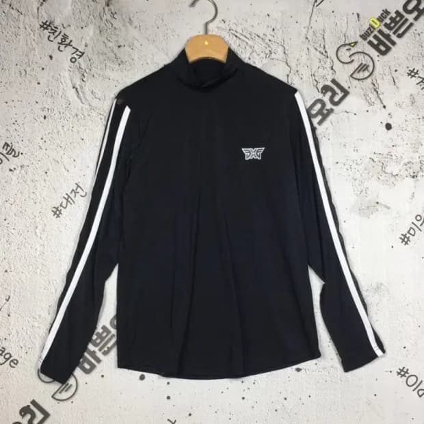 피엑스지 여성 골프 반폴라 사이드메쉬 긴팔 티 블랙 XL 2100183