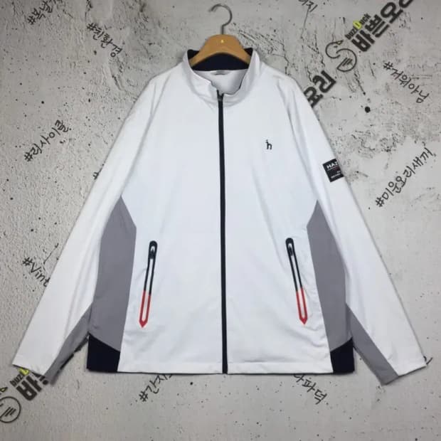 헤지스 골프 기능성 자켓 화이트 120 3200109