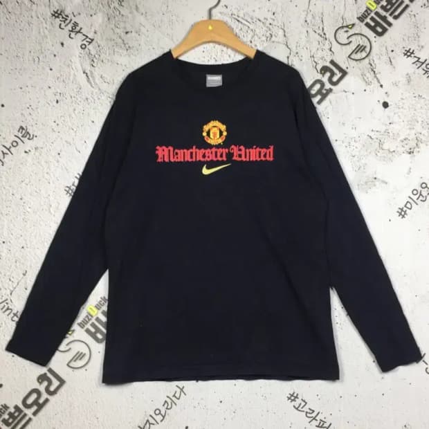 나이키 맨체스터 박지성 롱슬리브 긴팔 티 블랙 M 2100181
