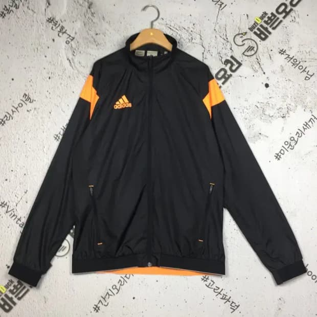 아디다스 니트로차지 메쉬내피 웜업 바람막이 블랙 100 3800235