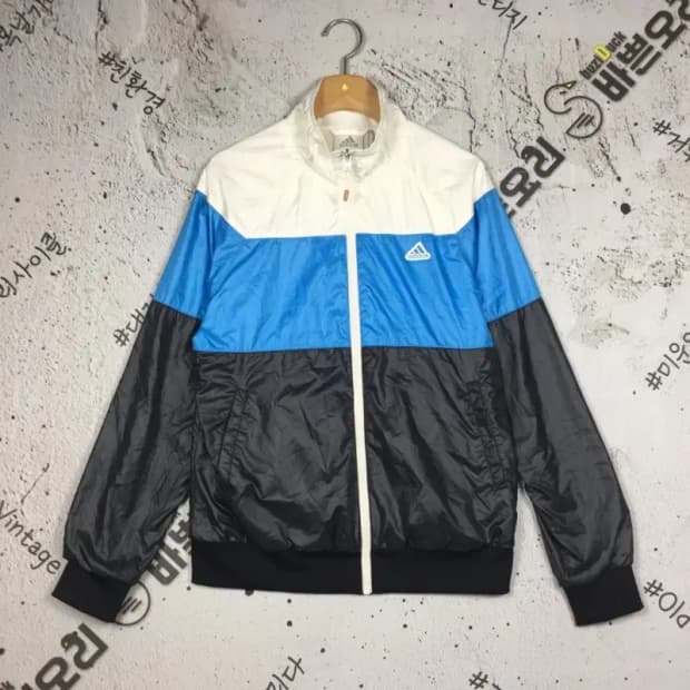아디다스 여성 윈드브레이커 바람막이 배색 90 3800234