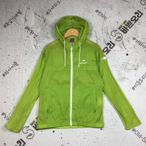 아이더 여성 초경량 후드 집업 바람막이 라이트 그린 S 3800236