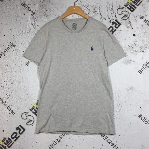 폴로랄프로렌 여성 코튼 크루넥 반팔 티 그레이 M 1000568