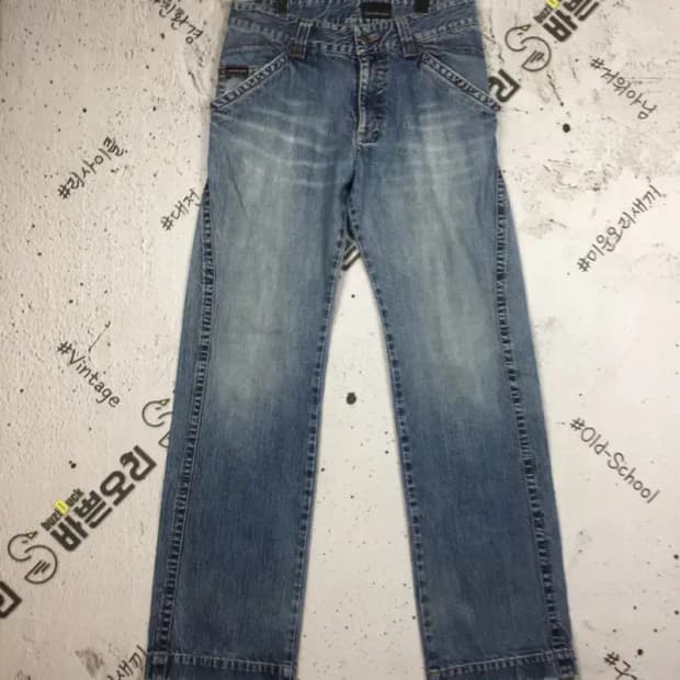 캘빈클라인 CK 데님 청바지 연청 32 4100117