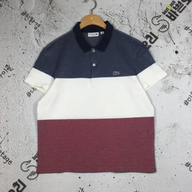 라코스테 피케 컬러블럭 반팔 카라티 다채색 5(105) 1000563