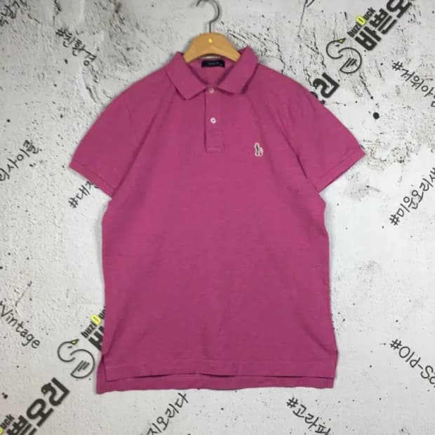 헤지스 반팔 카라티 핑크 105 1000574