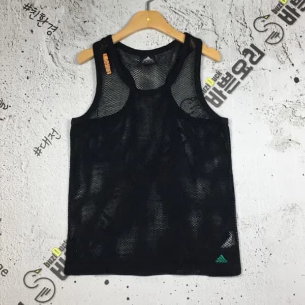 아디다스 여성 메쉬탱크 민소매 티 블랙 95 1000599