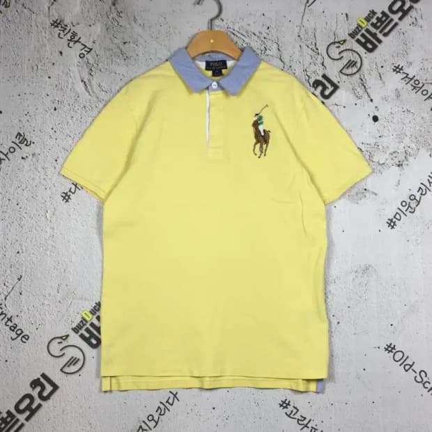 폴로랄프로렌 쥬니어 반팔 카라티 옐로우 XL(18-20) 1000591