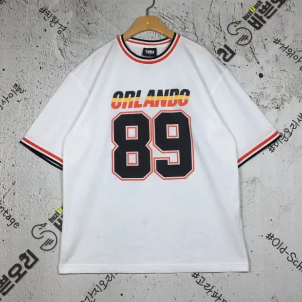 엔비에이 NBA 올드스쿨 농구 유니폼 반팔 티 화이트 L 1000662