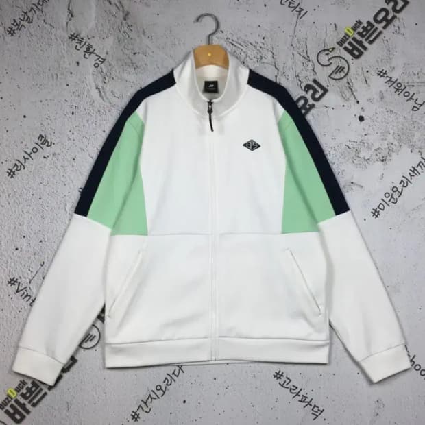 빈폴 스포츠 트레이닝 집업 져지 자켓 화이트 105 3100280