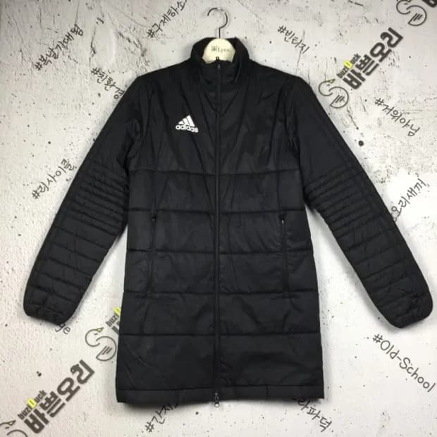 아디다스 티로17 다운 롱패딩 자켓 블랙 95 3400247