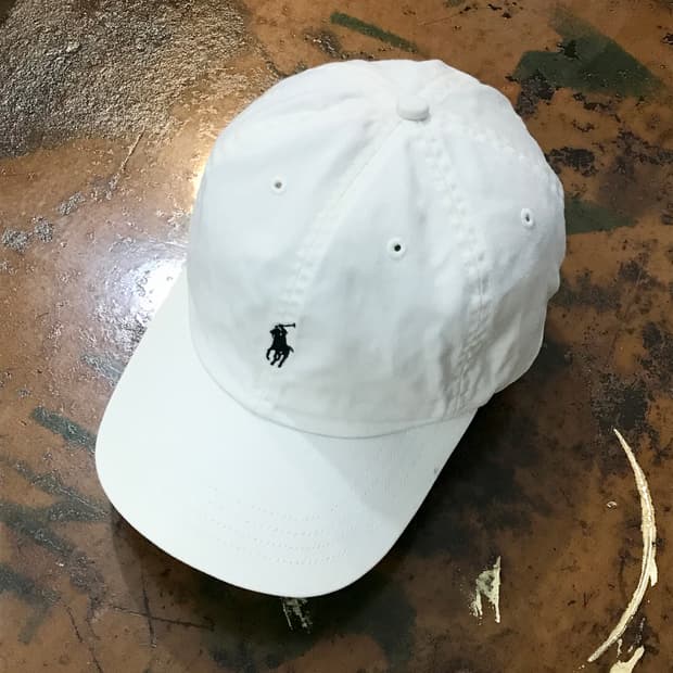 폴로랄프로렌 화이트 볼캡 모자 남녀공용