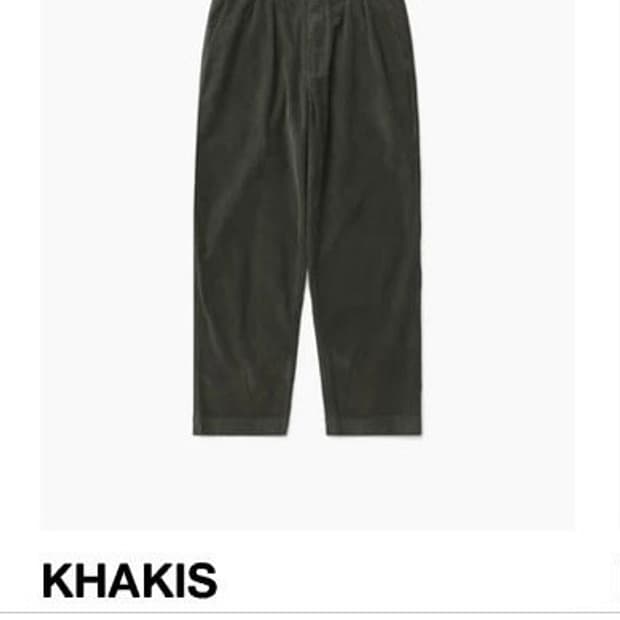 Khakis 코듀로이 팬츠