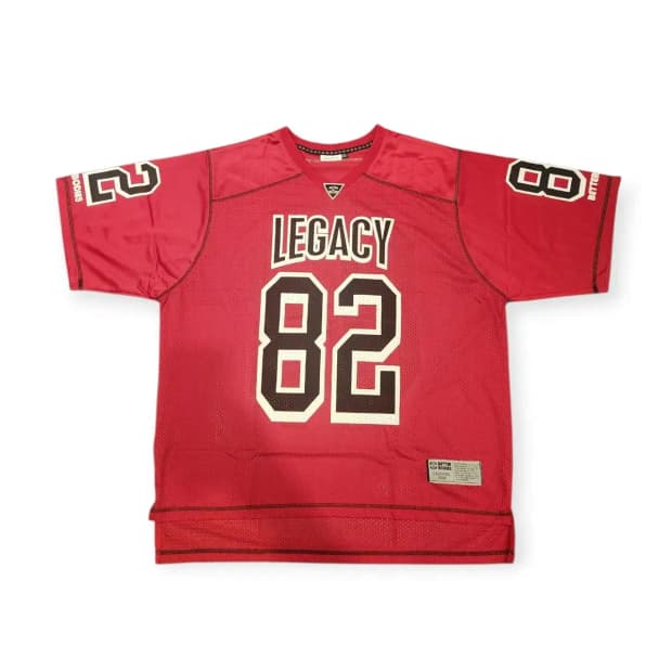 2XL)BETTER BODIES  LEGACY 82 레드 풋볼져지 럭비티