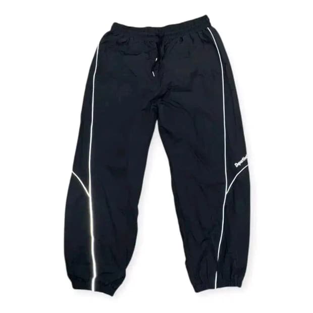 3size)크럼츠x조마 블랙 라인 트레이닝바지 조거팬츠  블랙 검정색