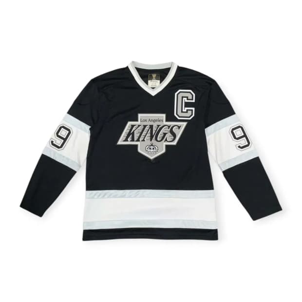 M)LA Kings #9 하키 져지 블랙 하키유니폼 긴팔져지