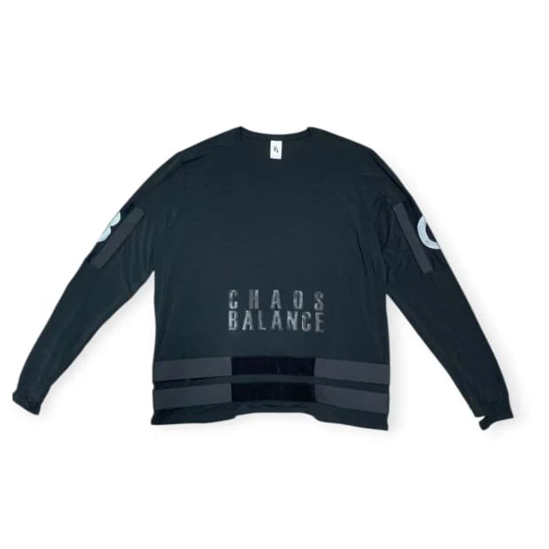 2XL)언더커버 나이키 카오스 밸런스 블랙 긴팔 티셔츠 롱승리브 블랙