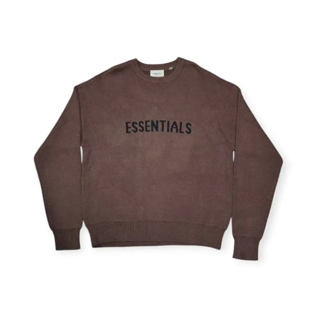 XL)피어오브갓 에센셜 오버핏 니트 브라운