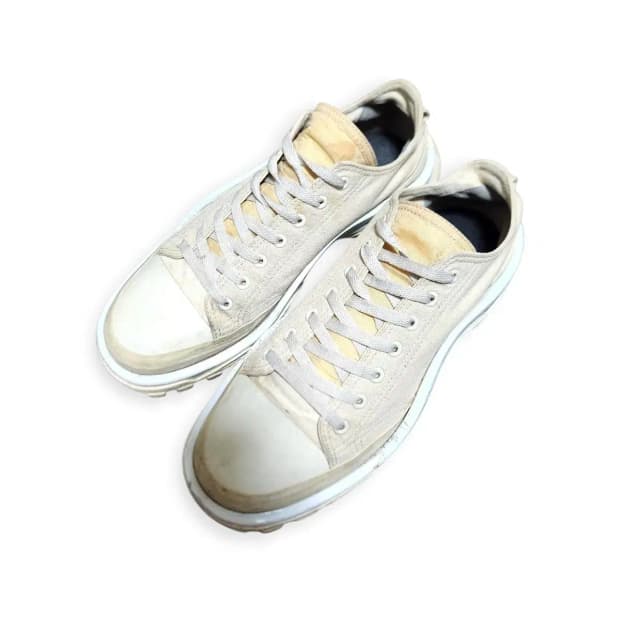 270)라프시몬스 아디다스 뉴러너 아이보리 캔버스 단화 스니커즈