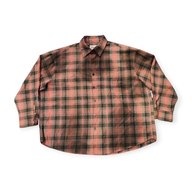 XL)세븐셀라 빈티지 체크셔츠 남방 와이셔츠 빈티지레드