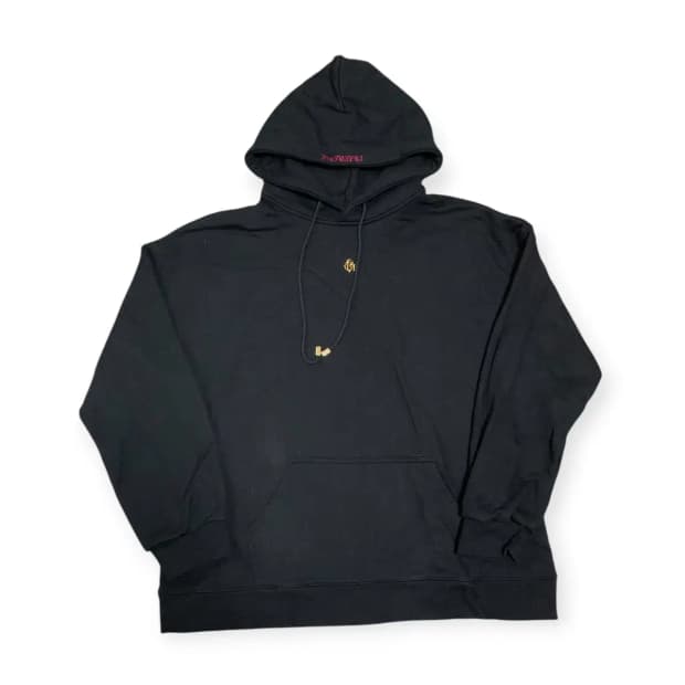 XL)샤르무즈 18K 블랙 후드티 도금로고 CHARMEUSE