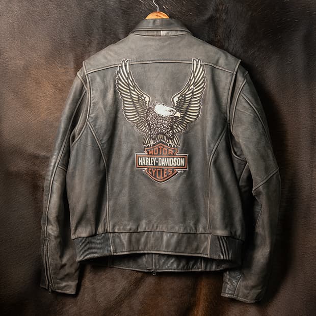 [3XL] 00s 할리데이비슨 리얼 레더 싱글라이더 자켓 