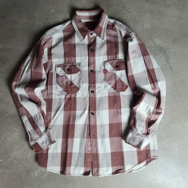 리바이스 레드탭 웨스턴 체크셔츠
