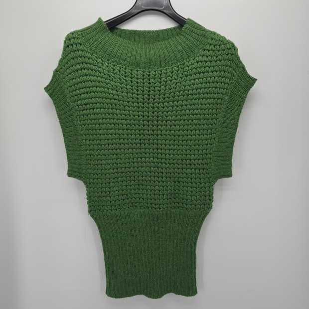 les petites 프랑스 수입 알파카 니트 베스트 조끼 스타일