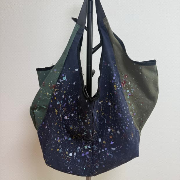 자라 빈티지 페인팅 토트백