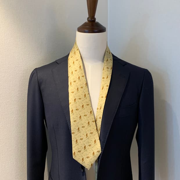 에르메스(HERMES) 프랑스 명품 100실크 혼주 정장넥타이 A+등급