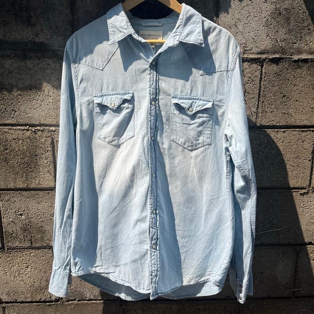 DENIM&SUPPLY 웨스턴 데님 셔츠 L