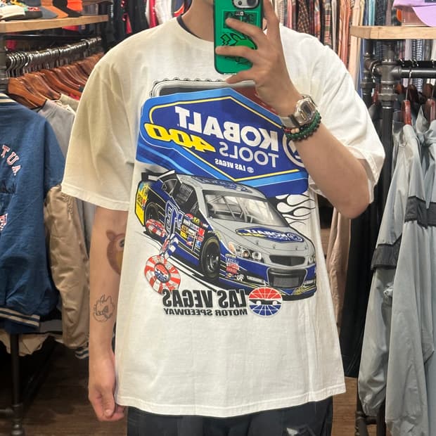 [HI] 빈티지 나스카 반팔티 화이트