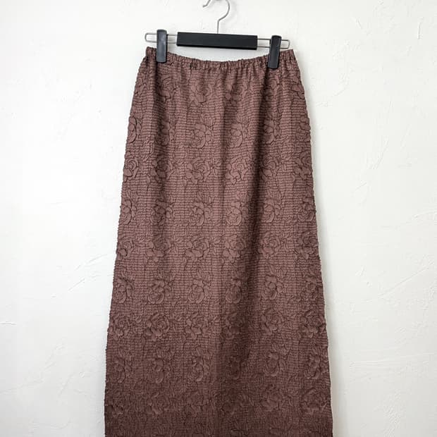 요시키 히시누마 로즈 플리츠 스커트